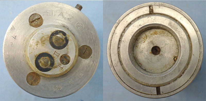 INERT DEACTIVATED, WW2, 1939 Dated German No 25 (EI A.Z 25) Bomb Fuse And Bakelite Transit Container. O 2080 INERT DEACTIVATED, WW2, 1939 Dated German No 25 (EI A.Z 25) Bomb Fuse And Bakelite Transit Container. O 2080  Other Ammunition