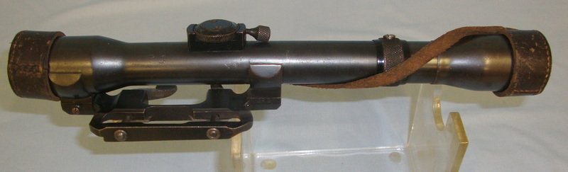  Inter War / WW2 era German Gerard Landlicht 4x Magnification Sniper Telescopic Sight For Mauser G98 & K98 Rifles With Leathe Sight & Optic
