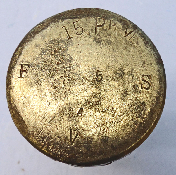 INERT DEACTIVATED. Rare British Boer War Period 1900 Dated 15 Pounder Breach Loading Horse Field Gun Shrapnel Shell. - O 1896 INERT DEACTIVATED. Rare British Boer War Period 1900 Dated 15 Pounder Breach Loading Horse Field Gun Shrapnel Shell. - O 1896  Other Ammunition - {CATEGORY}