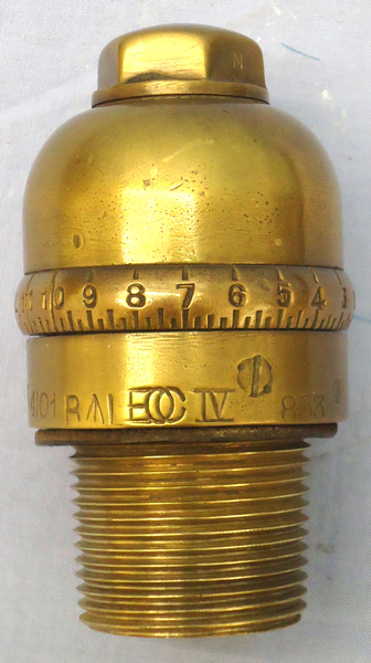 INERT DEACTIVATED. Rare British Boer War Period 1900 Dated 15 Pounder Breach Loading Horse Field Gun Shrapnel Shell. - O 1896 INERT DEACTIVATED. Rare British Boer War Period 1900 Dated 15 Pounder Breach Loading Horse Field Gun Shrapnel Shell. - O 1896  Other Ammunition 