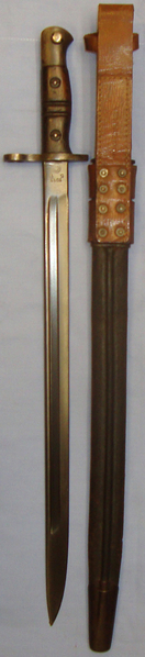  *WWI British ‘P13’ Mk1 Sword, Bayonet and Scabbard. BAYO 742. Bayonet