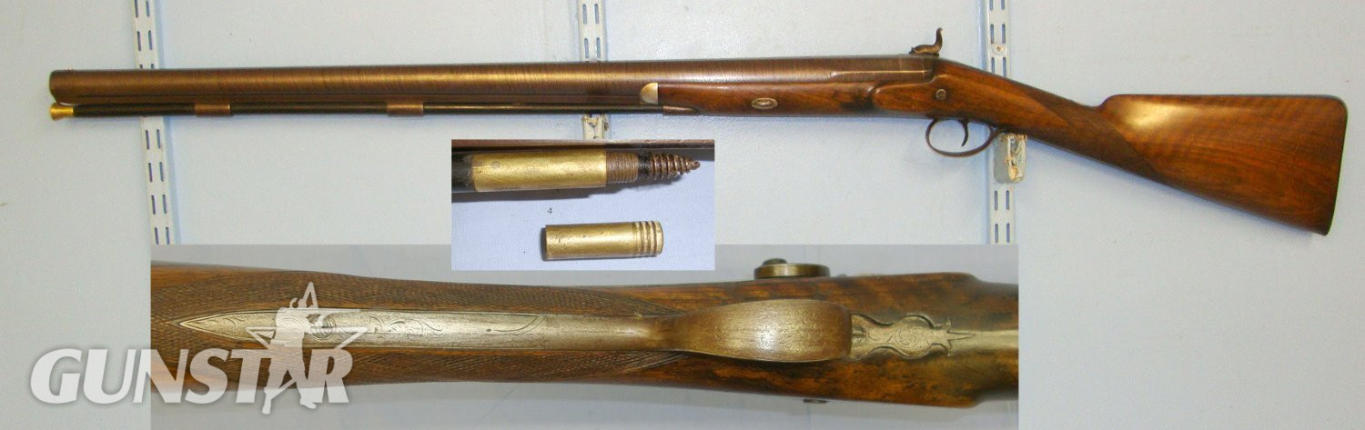  C1850 T.B. Elliss Large 6 Bore Percussion Muzzle Loading Wildfowling / Sporting Shotgun With Damascus Steel Barrel & Ramrod. Sn 20472 percussion shotgun Muzzleloader 6 Bore/gauge