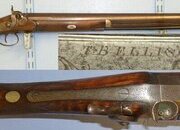 C1850 T.B. Elliss Large 6 Bore Percussion Muzzle Loading Wildfowling / Sporting Shotgun With Damascus Steel Barrel & Ramrod. Sn 20472 percussion shotgun Muzzleloader 6 Bore/gauge
