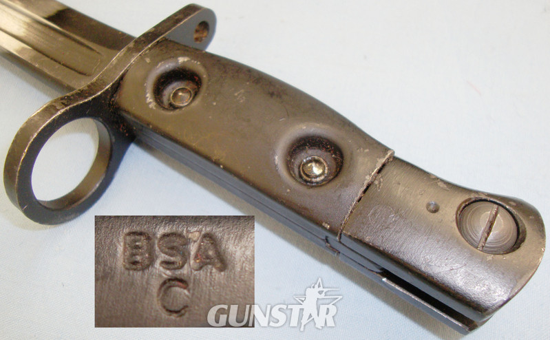 Scarce* British 2A1 Sterling Patchett Sub Machine Gun Bayonet and Scabbard. BAYO 405. Bayonet