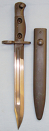 Scarce* British 2A1 Sterling Patchett Sub Machine Gun Bayonet and Scabbard. BAYO 405. Bayonet