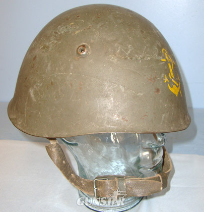 Italian Pattern 1933 Naval / Marine Steel Combat Helmet With 'Fouled Anchor' Pai Italian Pattern 1933 Naval / Marine Steel Combat Helmet With 'Fouled Anchor' Pai Clothing in 