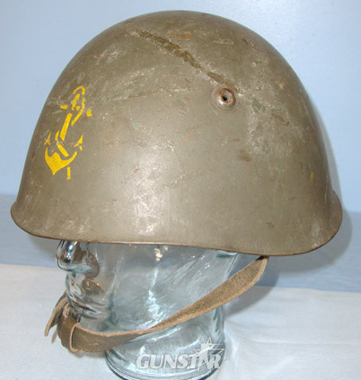 Italian Pattern 1933 Naval / Marine Steel Combat Helmet With 'Fouled Anchor' Pai Italian Pattern 1933 Naval / Marine Steel Combat Helmet With 'Fouled Anchor' Pai Clothing
