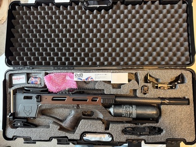 As New .177 Daystate Safari Alpha Wolf PRS With Extra PRS Accessories Alpha Wolf Safari .177