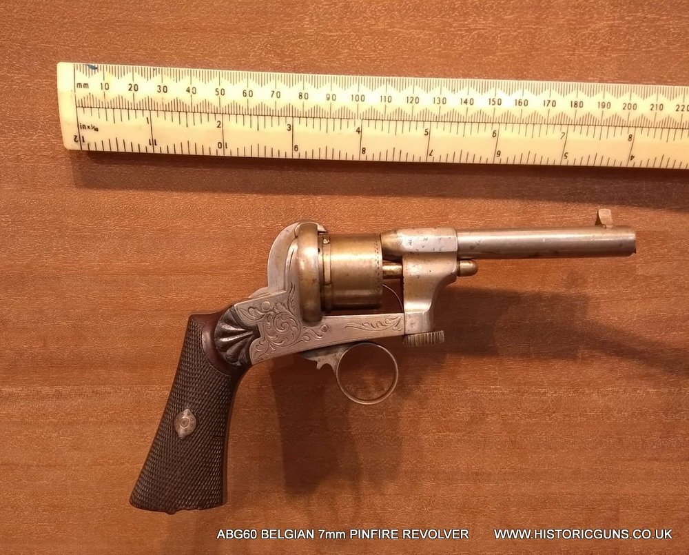 Mariette Pinfire 7mm Revolver