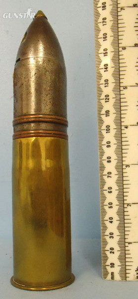 DEACTIVATED INERT. French WW11918 Dated French 37mm (37 x 94R) Pom Pom Nose Fuse DEACTIVATED INERT. French WW11918 Dated French 37mm (37 x 94R) Pom Pom Nose Fuse in 