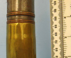 DEACTIVATED INERT. French WW11918 Dated French 37mm (37 x 94R) Pom Pom Nose Fuse DEACTIVATED INERT. French WW11918 Dated French 37mm (37 x 94R) Pom Pom Nose Fuse