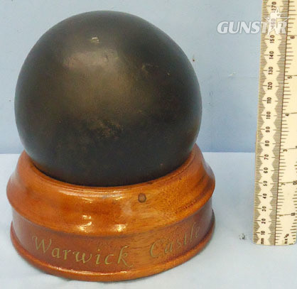 INERT DEACTIVATED. 16 Pound Cast Iron Cannon ball, 5 Inches Diameter For Muzzle  INERT DEACTIVATED. 16 Pound Cast Iron Cannon ball, 5 Inches Diameter For Muzzle  Antique & Militaria in 