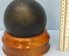 INERT DEACTIVATED. 16 Pound Cast Iron Cannon ball, 5 Inches Diameter For Muzzle  INERT DEACTIVATED. 16 Pound Cast Iron Cannon ball, 5 Inches Diameter For Muzzle  Antique & Militaria