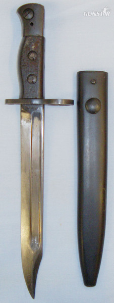 WWII British No5 Bayonet and No5 MkI Scabbard. BAYO 414. Bayonet in 