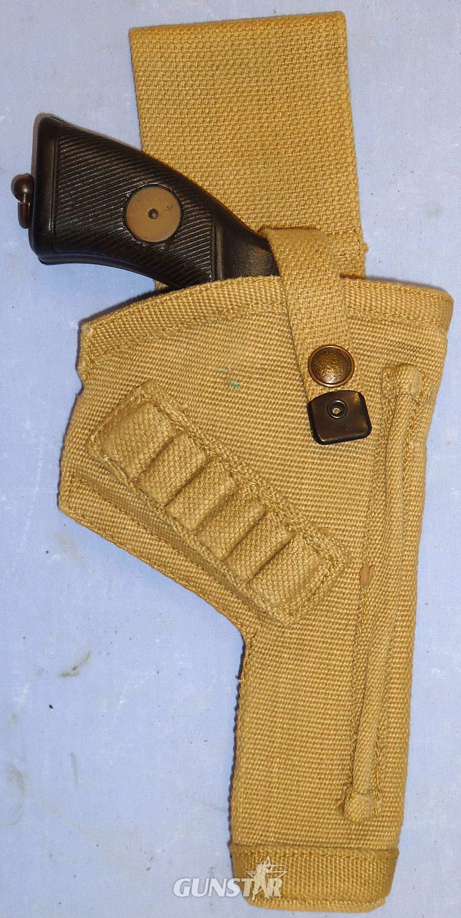 British WD MK 2 Webbing Open Top Tanker’s Holster For Enfield .380 Calibre Spurless Tanker’s Revolvers. - MISC 890 British WD MK 2 Webbing Open Top Tanker’s Holster For Enfield .380 Calibre Spurless Tanker’s Revolvers. - MISC 890 Other Accessory in 