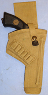 British WD MK 2 Webbing Open Top Tanker’s Holster For Enfield .380 Calibre Spurless Tanker’s Revolvers. - MISC 890 British WD MK 2 Webbing Open Top Tanker’s Holster For Enfield .380 Calibre Spurless Tanker’s Revolvers. - MISC 890 Other Accessory