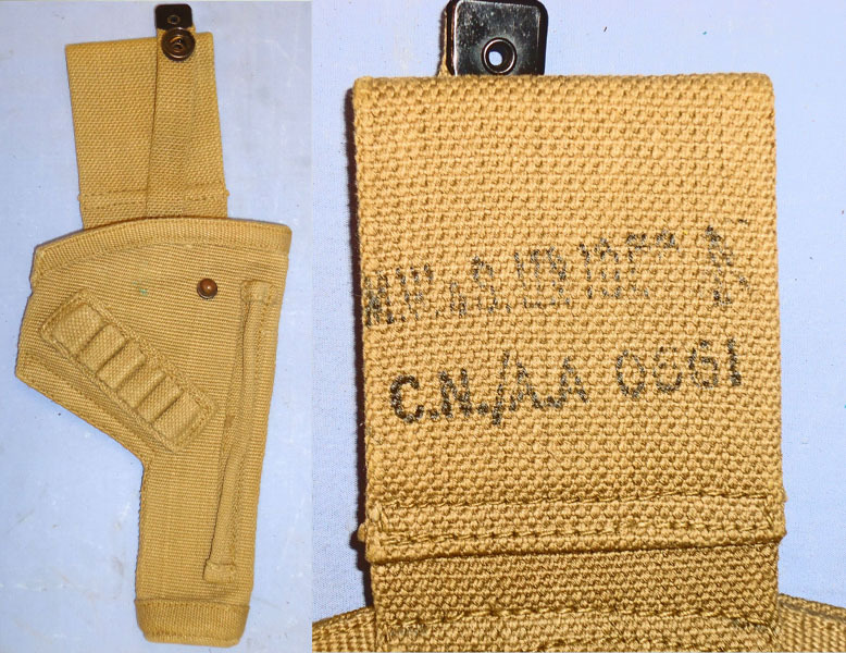  British WD MK 2 Webbing Open Top Tanker’s Holster For Enfield .380 Calibre Spurless Tanker’s Revolvers. - MISC 890 British WD MK 2 Webbing Open Top Tanker’s Holster For Enfield .380 Calibre Spurless Tanker’s Revolvers. - MISC 890 Other Accessory