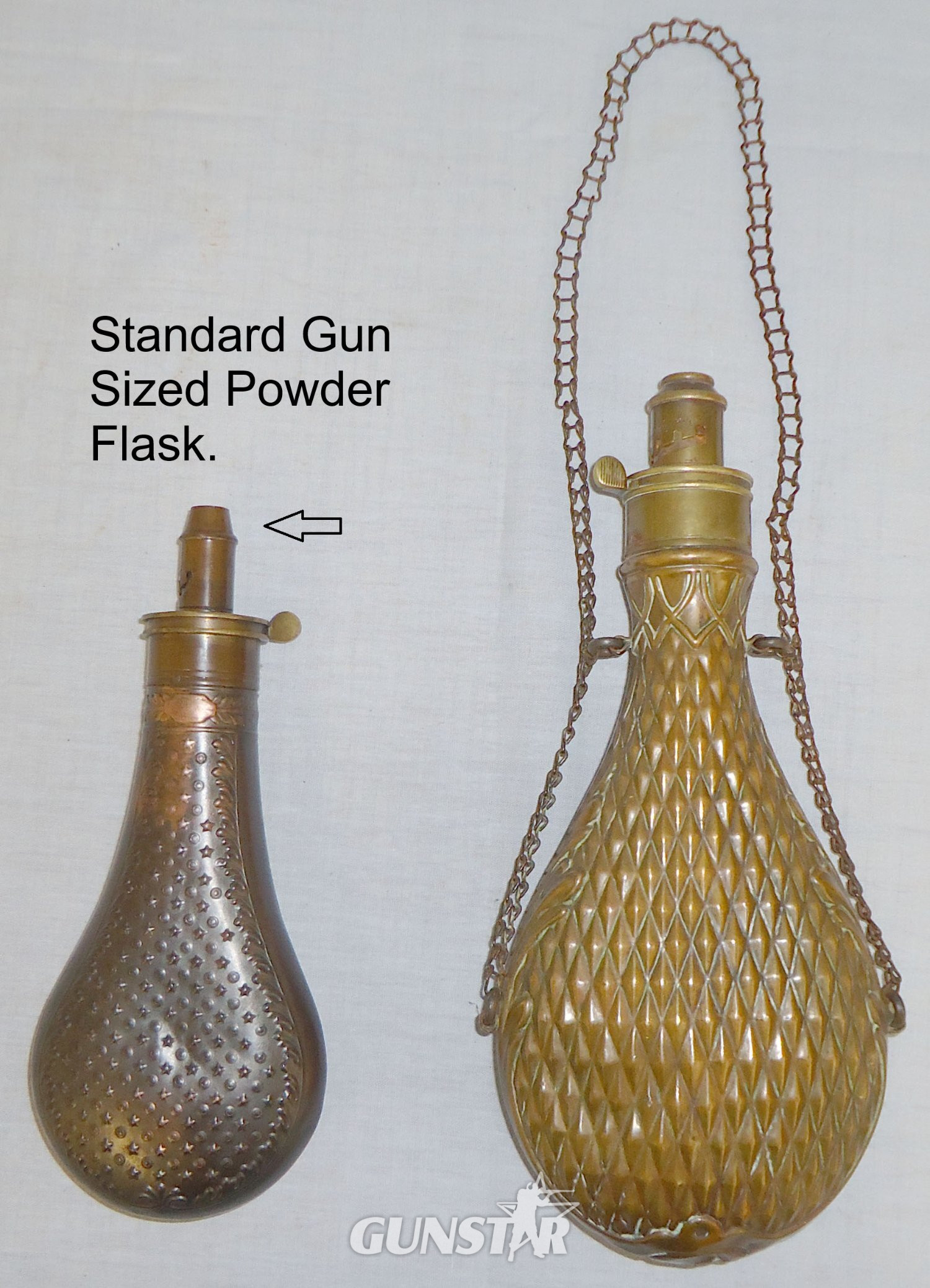 Very Large* G & J.W HAWKSLEY Brass Knuckle Joint Lever Black Powder Pouch Overall Pineapple Flask. 22532. Very Large* G & J.W HAWKSLEY Brass Knuckle Joint Lever Black Powder Pouch Overall Pineapple Flask. 22532.   Other Accessory in 