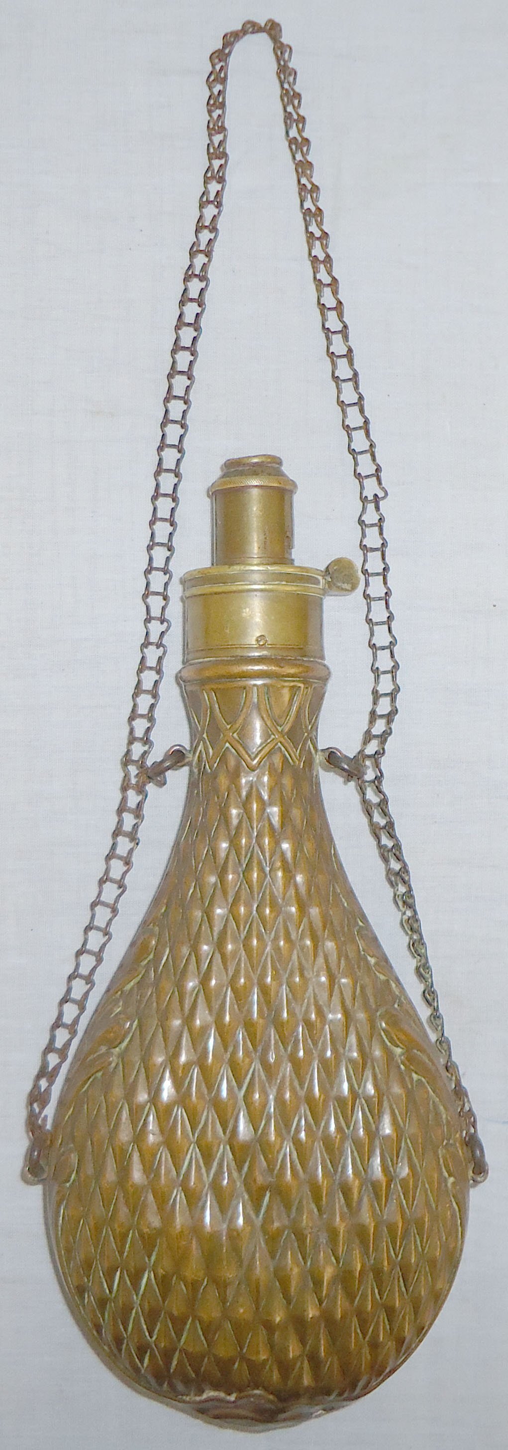  Very Large* G & J.W HAWKSLEY Brass Knuckle Joint Lever Black Powder Pouch Overall Pineapple Flask. 22532. Very Large* G & J.W HAWKSLEY Brass Knuckle Joint Lever Black Powder Pouch Overall Pineapple Flask. 22532.   Other Accessory