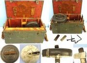 WW2 Era, Vickers K Machine Gun 100 Round Drum Magazine & Loading Tools in Fitted Wooden Transit Case, as used by the LRDG, SAS & Parachute Regiment. Sn 23565 WW2 Era, Vickers K Machine Gun 100 Round Drum Magazine & Loading Tools in Fitted Wooden Transit Case, as used by the LRDG, SAS & Parachute Regiment. Sn 23565 None  Machine Gun