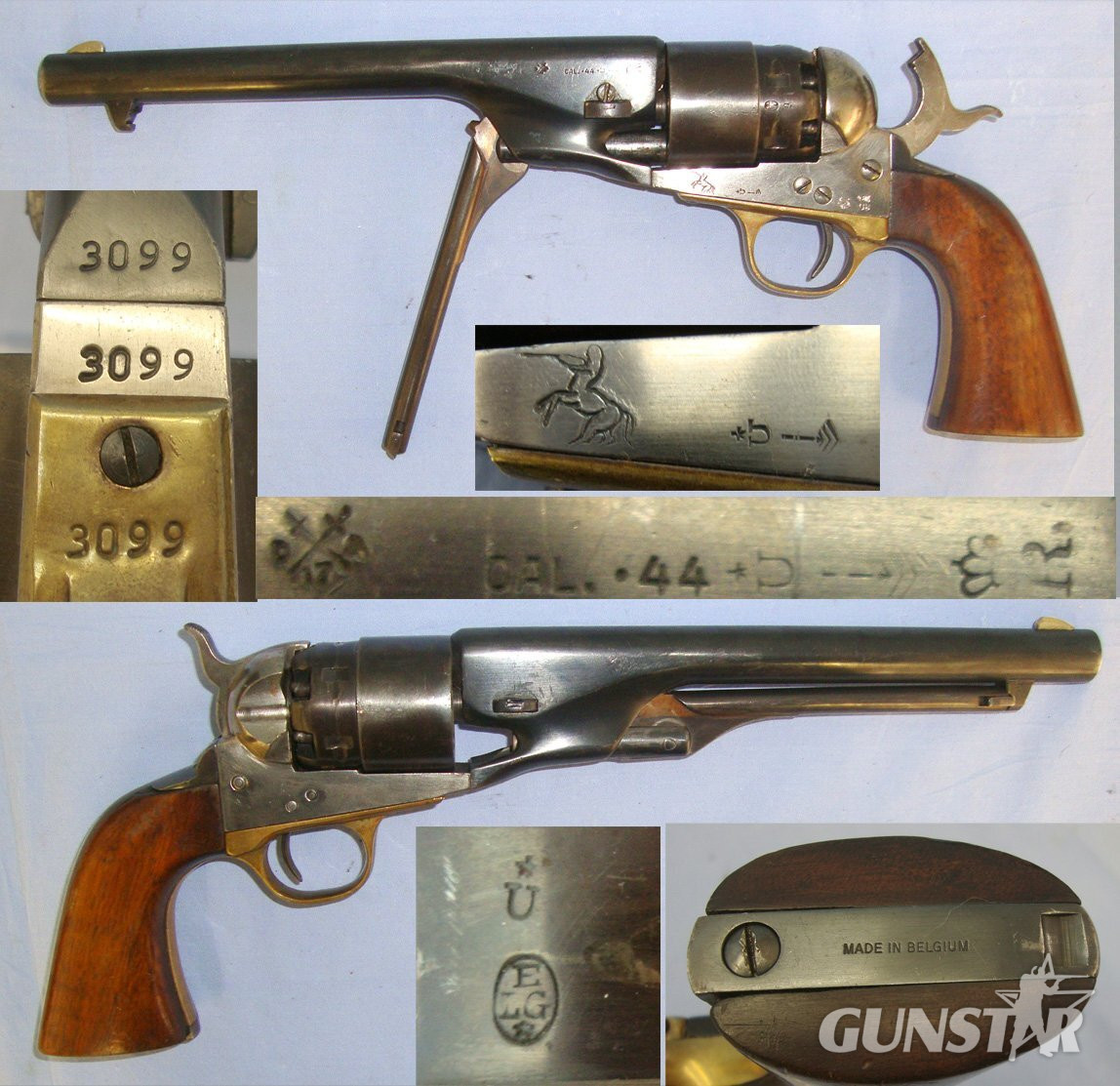 Colt Cap & Ball Percussion Revolver None Revolver