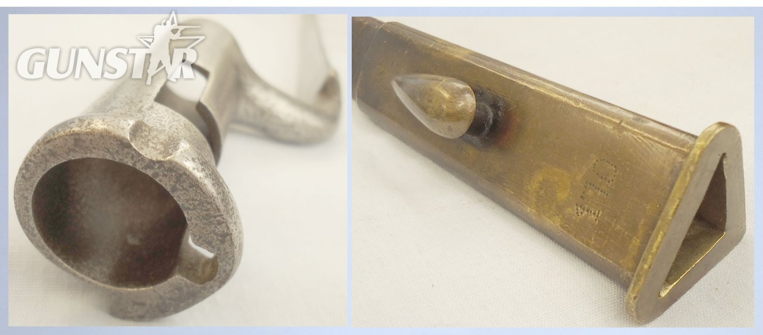 British Pattern 1842 Lovell’s Catch Socket Bayonet and Scabbard. BAYO 432. Bayonet