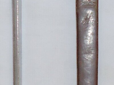 British Pattern 1842 Lovell’s Catch Socket Bayonet and Scabbard. BAYO 432. Bayonet
