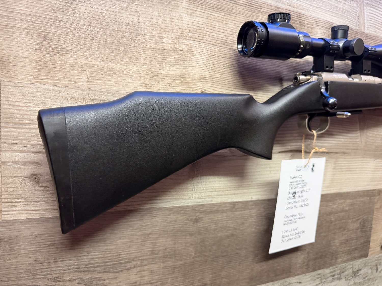 CZ 452-2E ZKM Stainless/synthetic Bolt Action .22 Long Rifle (.22 LR) Rifle