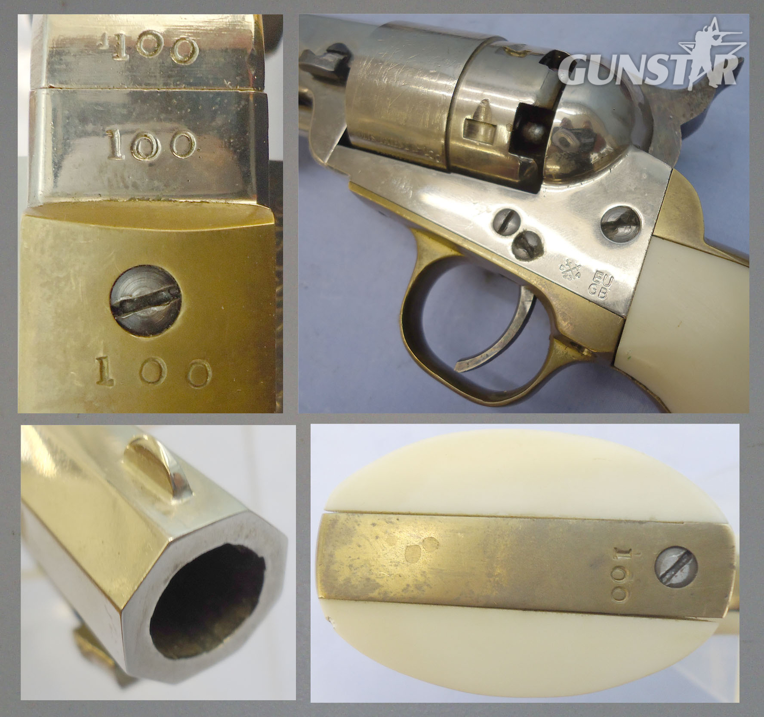 Colt Italian Colt  Uberti, Colt Model 1862 Rebel Confederate (Colt 1860 Army) .44 Calibre Single Action Percussion Revolver**UK 2023 DEACTIVATION CERTIFICATED** D 5987. .44 Revolver