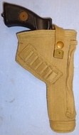 British WD MK 3 Webbing Open Top Tanker’s Holster For Enfield .380 Calibre Spurless Tanker’s Revolvers. - MISC 891 British WD MK 3 Webbing Open Top Tanker’s Holster For Enfield .380 Calibre Spurless Tanker’s Revolvers. - MISC 891 Other Accessory