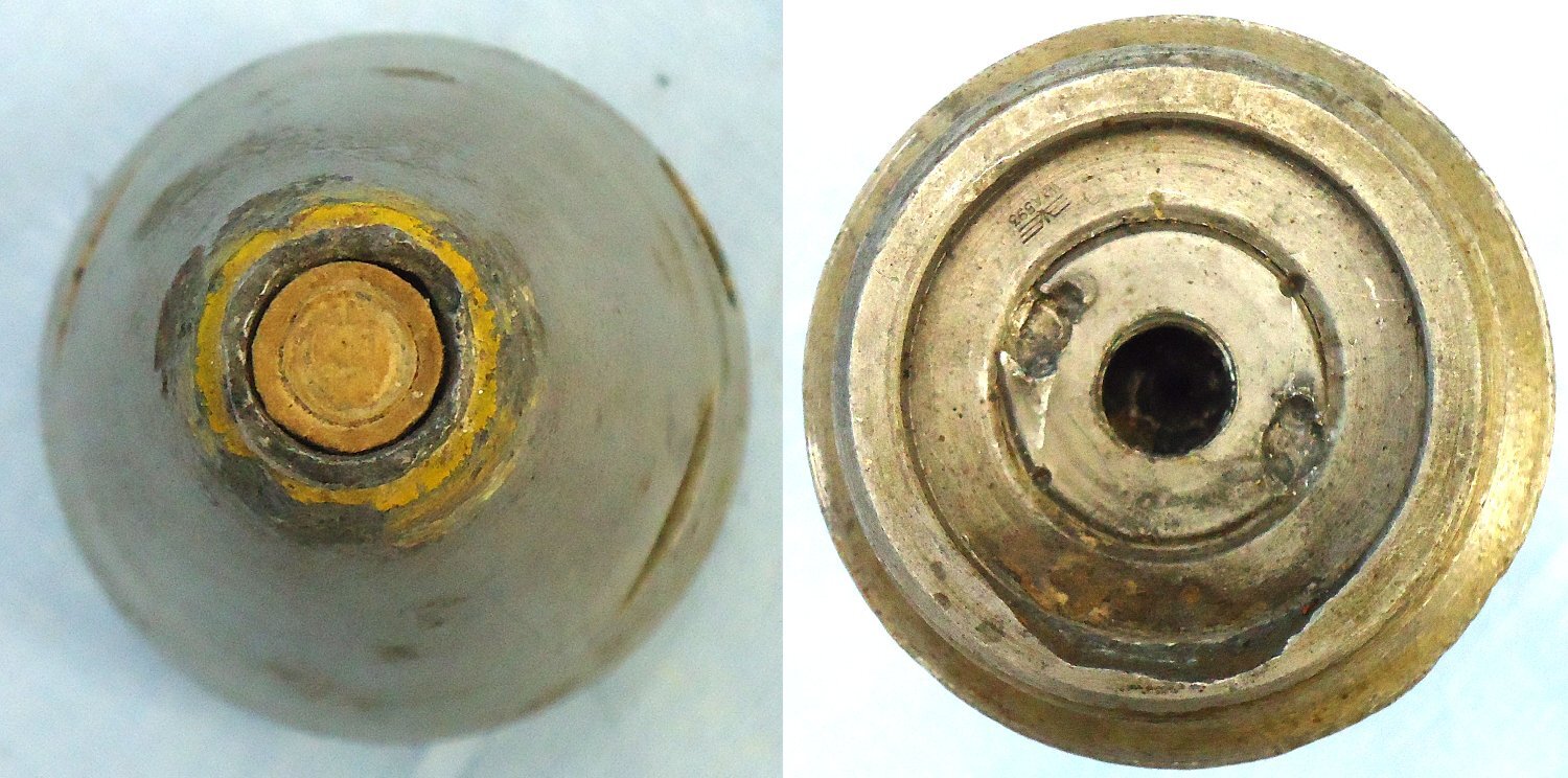  INERT DEACTIVATED. Scarce, Unfired, Strippable, Alloy, German WW2, 1940 Dated AZ 23Zn Impact Fuze for German High Explosive Projectiles. - O 2307 INERT DEACTIVATED. Scarce, Unfired, Strippable, Alloy, German WW2, 1940 Dated AZ 23Zn Impact Fuze for German High Explosive Projectiles. - O 2307 Various Other Ammunition
