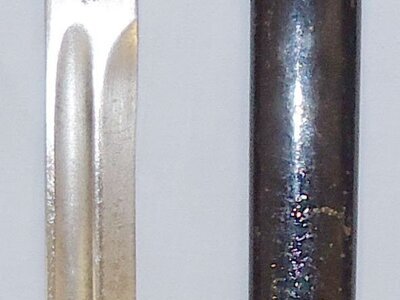 German M98 Dress Bayonet and Scabbard by ‘KLIHASO’ (KLIttermann HAan SOlingen) . ED 2219. Bayonet
