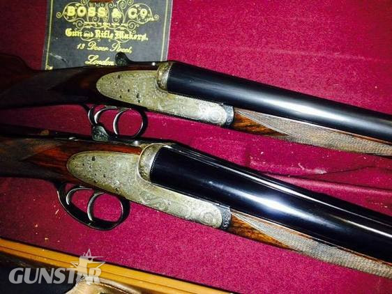 Boss & Co round body pair  Side By Side 12 Bore/gauge