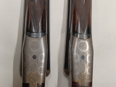 Boss & Co round body pair  reduced price to sell !!  Side By Side 12 Bore/gauge