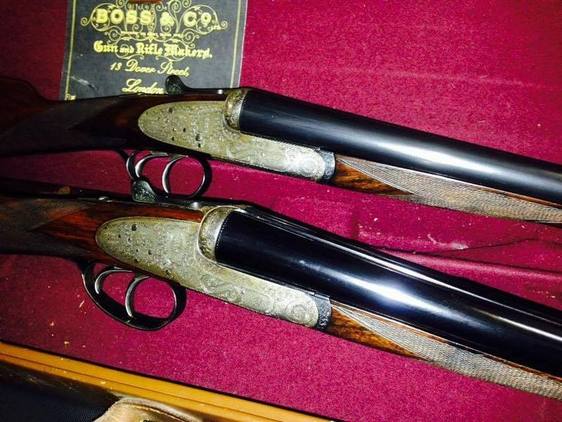 Boss & Co round body pair  reduced price to sell !!  Side By Side 12 Bore/gauge - {CATEGORY}