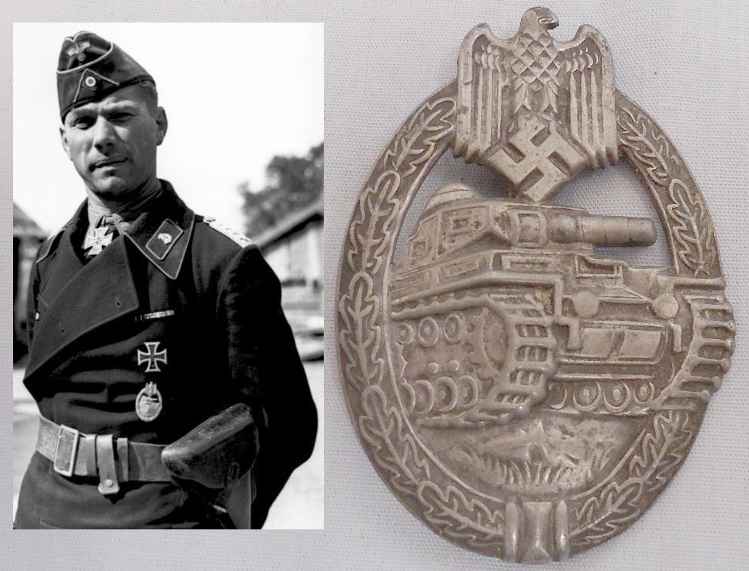 Nazi German Bronze Tank Battle Badge (Hollow Back). N 174. Nazi German Bronze Tank Battle Badge (Hollow Back). N 174. Antique & Militaria