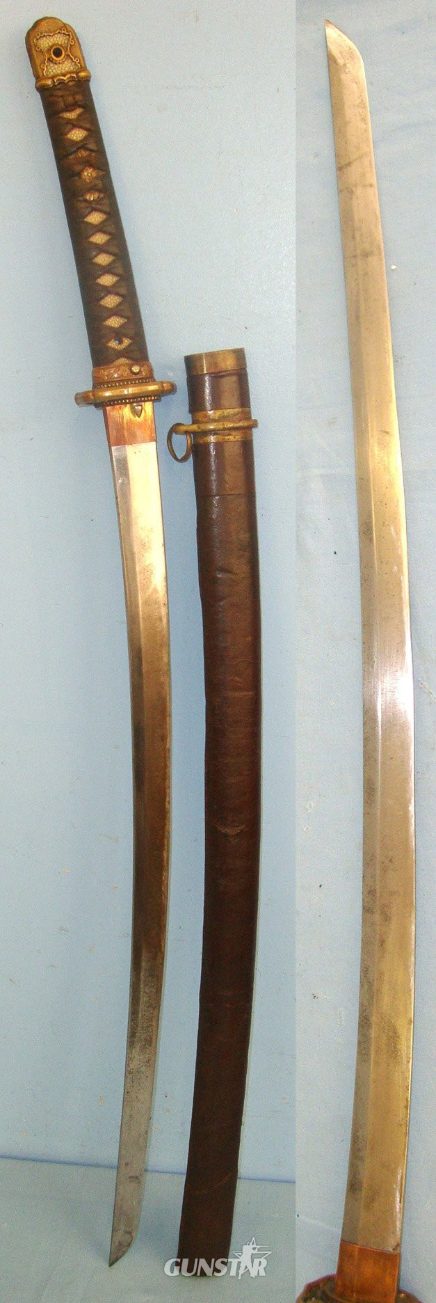  WW2 Japanese Army Officer’s Seki Arsenal Shin Gunto Sword With Smith Signature ‘NOSHU JU FUKO MOTO KANE MUNE SAKU’, Scabbard & Expert Assessment. Sn 21505 Sword