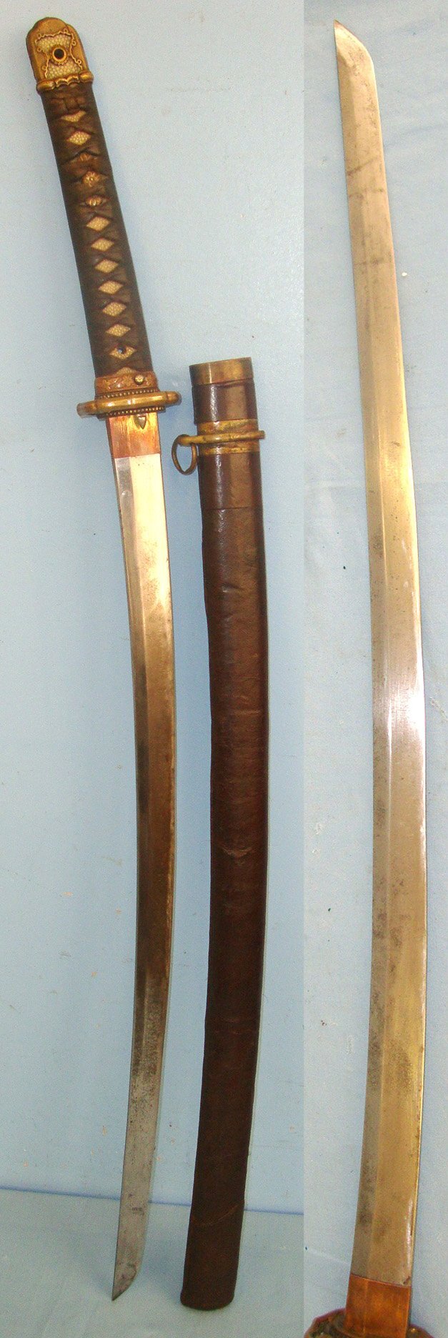  WW2 Japanese Army Officer’s Seki Arsenal Shin Gunto Sword With Smith Signature ‘NOSHU JU FUKO MOTO KANE MUNE SAKU’, Scabbard & Expert Assessment. Sn 21505 Sword