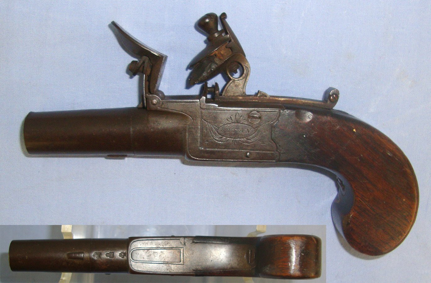  Thomas Styan With Safety Bolt, Screw Off Barrel & Folding Concealed Trigger. Sn 22738 .50 Cal Muzzleloader Muzzleloader