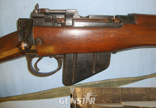  British L59A1 (No.4 SMLE) .303 Calibre Drill/ Instructional Rifle With Sectioned L59A1 (No.4 SMLE) .303 Calibre Drill/ Instructional Rifle With Sectioned Inspect Bolt Action 7.7x56mmR (.303 British) Rifle