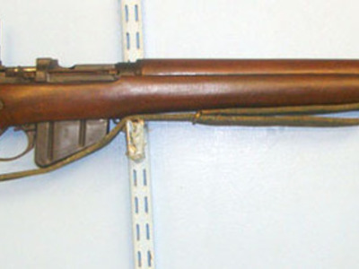 British L59A1 (No.4 SMLE) .303 Calibre Drill/ Instructional Rifle With Sectioned L59A1 (No.4 SMLE) .303 Calibre Drill/ Instructional Rifle With Sectioned Inspect Bolt Action 7.7x56mmR (.303 British) Rifle