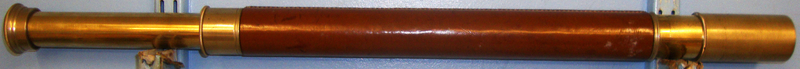  19th Century Single Draw Leather bound Brass Telescope. OPT 828. 19th Century Single Draw Leather bound Brass Telescope. OPT 828. Other Accessory