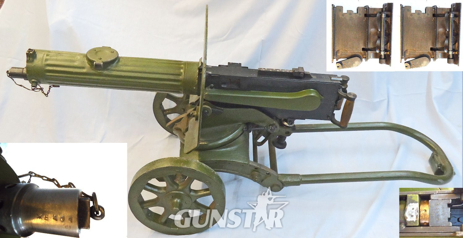  Russian, WW2, 1944 Dated M1910 Maxim Machine Gun. **2009 UK DEACTIVATION STRIPS COCKS & DRY FIRES** Sn 23231:1 machine gun None  Machine Gun