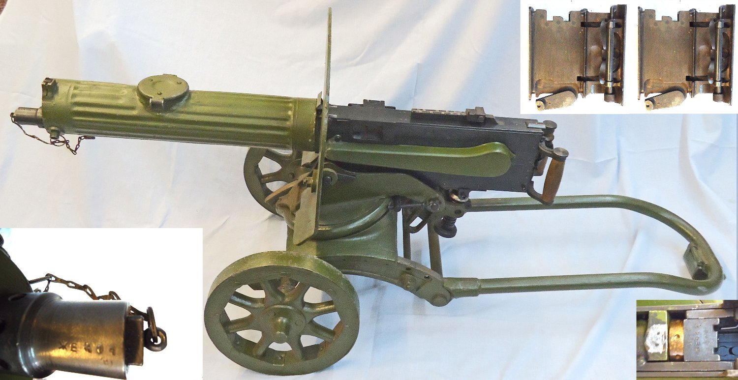 Russian, WW2, 1944 Dated M1910 Maxim Machine Gun. **2009 UK DEACTIVATION STRIPS COCKS & DRY FIRES** Sn 23231:1 None Machine Gun