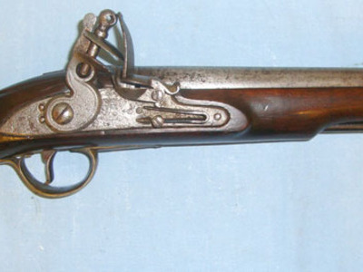 Tower New Land Pattern .650 Carbine Calibre Flintlock Pistol With Brass Mounts & Capti .65 Cal Muzzleloader Muzzleloader