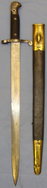 *British Pattern ‘1887 MKIII’ Sword Bayonet and Scabbard. BAYO 743. Bayonet
