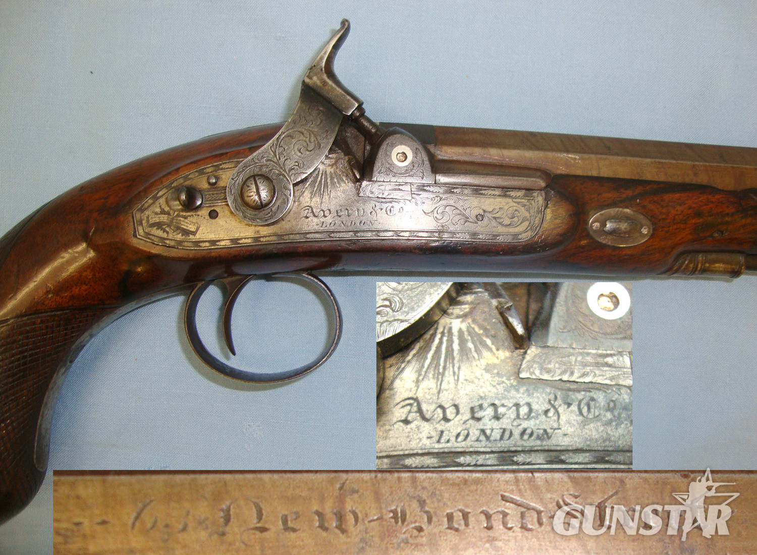 Avery & Co With Octagonal Damascus Barrel. Sn 21355 None Muzzleloader