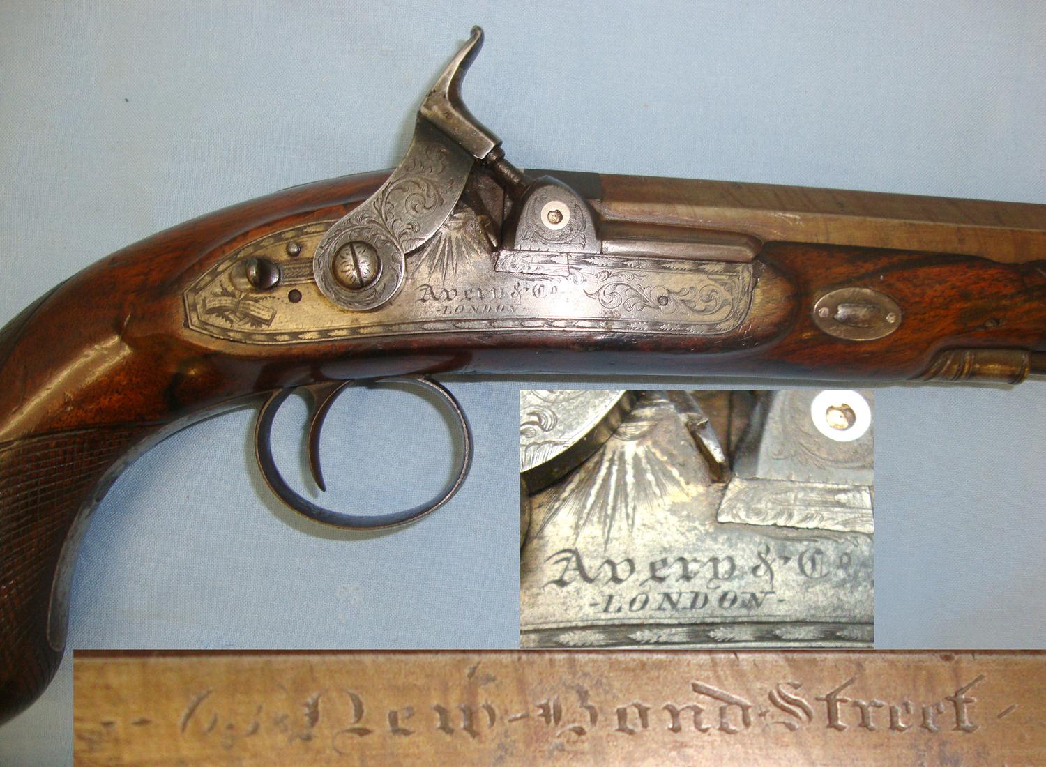 Avery & Co With Octagonal Damascus Barrel. Sn 21355 None Muzzleloader