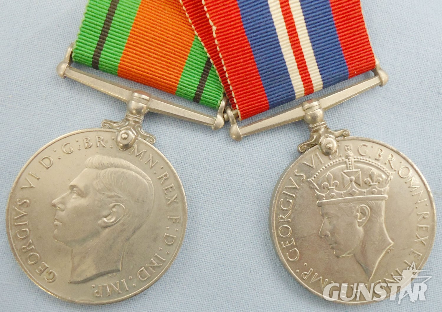  WWII Pair – The Defence Medal & The War Medal 1939-1945. BA 451. WWII Pair – The Defence Medal & The War Medal 1939-1945. BA 451.  Antique & Militaria
