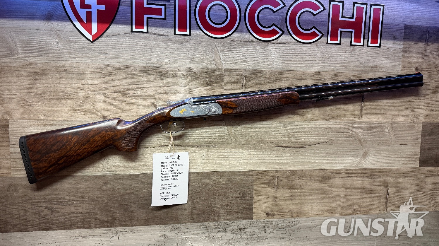 Lincoln (Armi Fausti) Elite Deluxe Over and Under 20 Bore/gauge in 